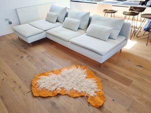 ORNG sheep art rug