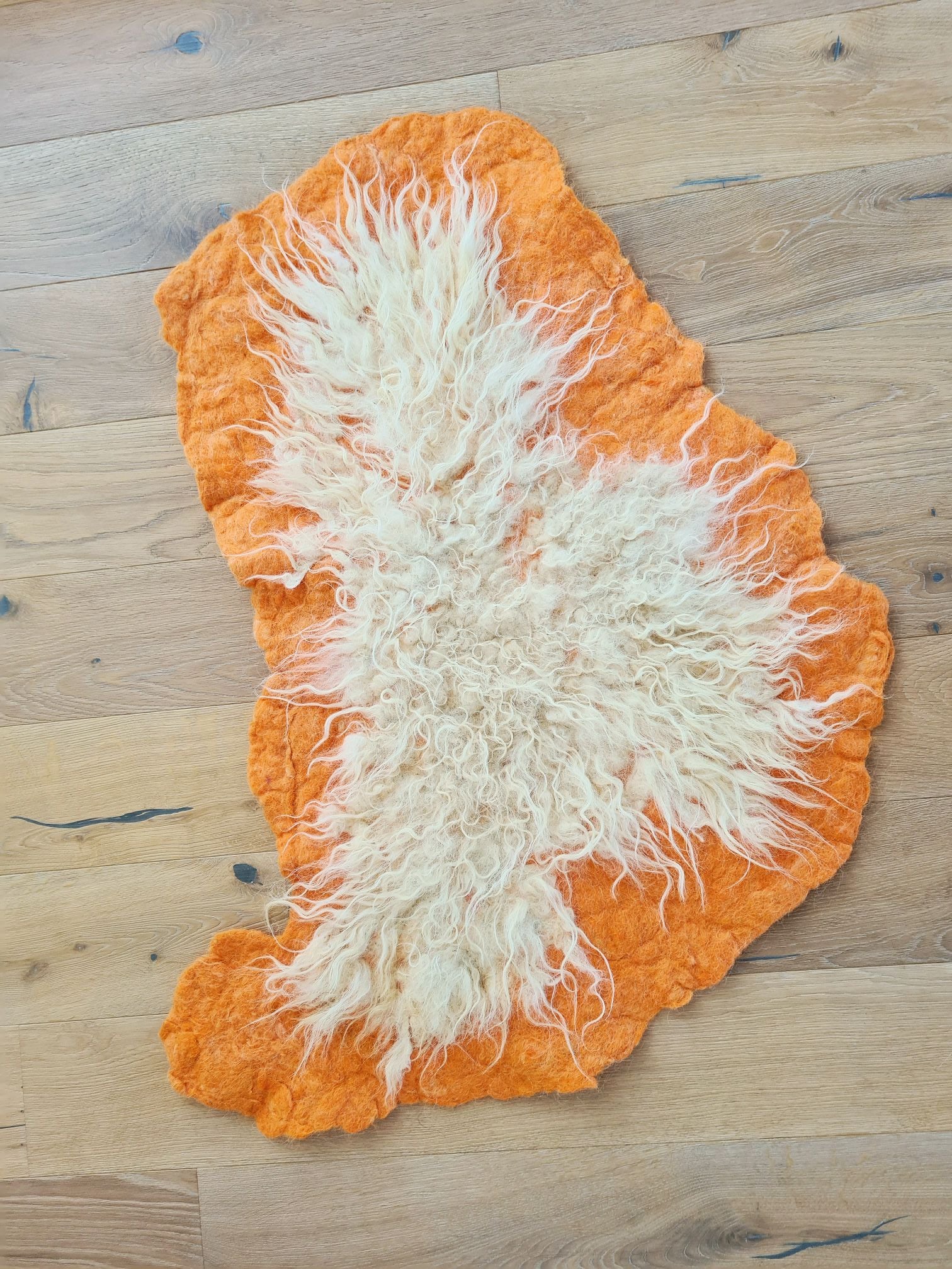 ORNG sheep art rug
